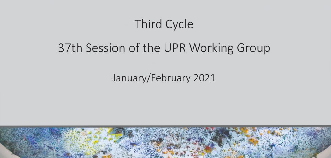 Submission to the United Nations Universal Periodic Review of Myanmar